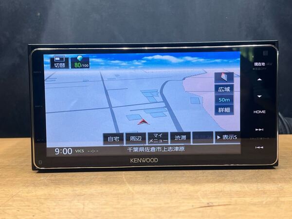 ケンウッド メモリーナビ MDV-Z904W地図データ 2016年チェークok CD DVD Bluetooth フルセグ