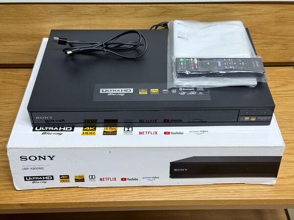 SONY UBP-X800M2 4K UHD ブルーレイプレーヤー 美品
