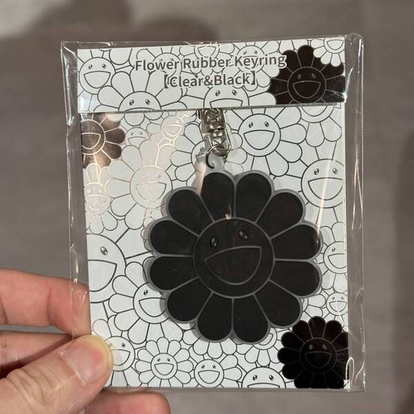 村上隆 FLOWER KEYRING フラワー キーリング カイカイキキ ブラック