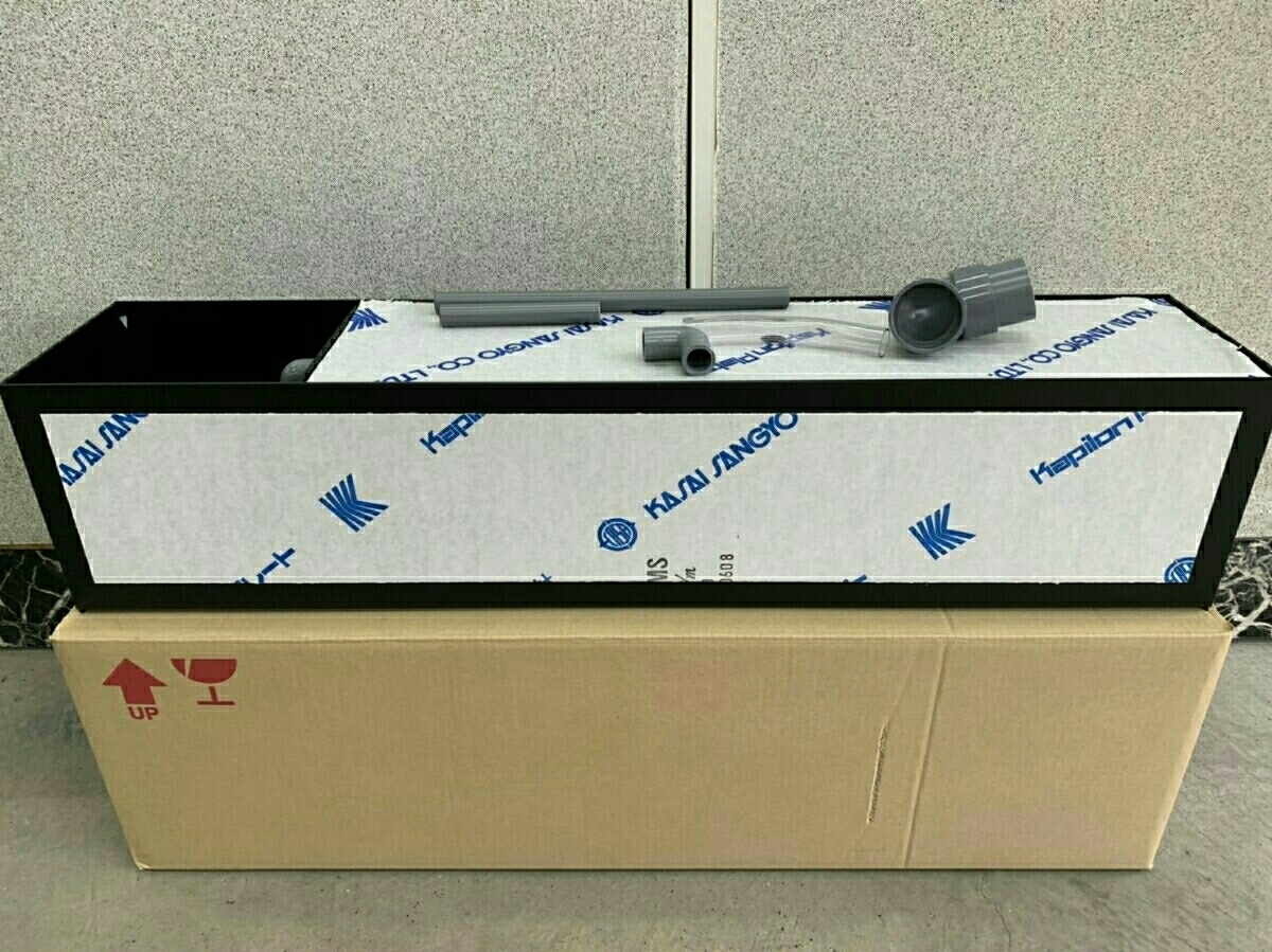 ケビン様　90cmガラス水槽用　上部フィルター　レイシーポンプ仕様 90cm水槽用 オリジナルフルウェット上部フィルタークリアタイプ