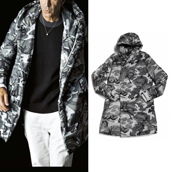新品14.3万 限定モデル 1piu1uguale3 NEXT WRAP HOODED ラップ コート ウノピゥウノウグァーレトレ LEON AKMジュンハシモト