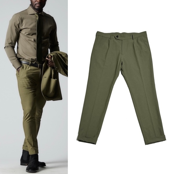 一度着7.2万 23AW 1piu1uguale3 COMFY SLACKS スラックス パンツ ウノピゥウノウグァーレトレ AKM ジュンハシモト