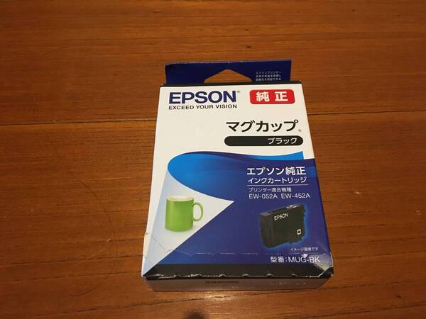 EPSON エプソン 純正インクカートリッジ MUG-BK マグカップ ブラック 期限:2027.11
