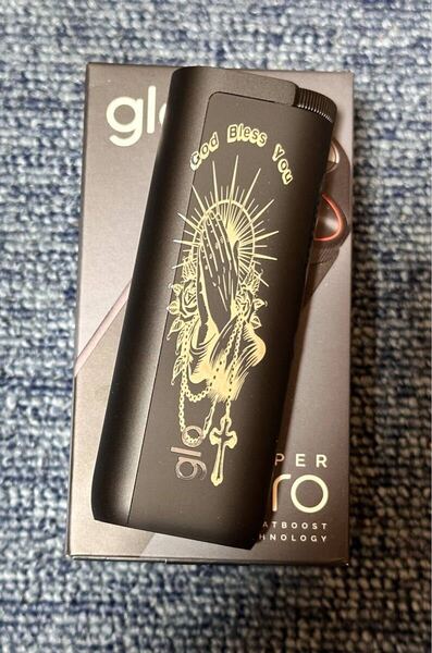 グローハイパープロ 本体 glo HYPER pro 本体 レーザー加工 ブラック 十字架