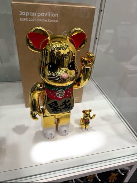 BE@RBRICK 日本館 大阪関西万博限定 招き猫 100% & 400%