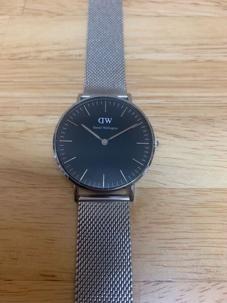 【電池交換済】 Daniel Wellington ダニエルウェリントン クォーツ ブラック DW 黒文字盤 腕時計 Classic B36S15