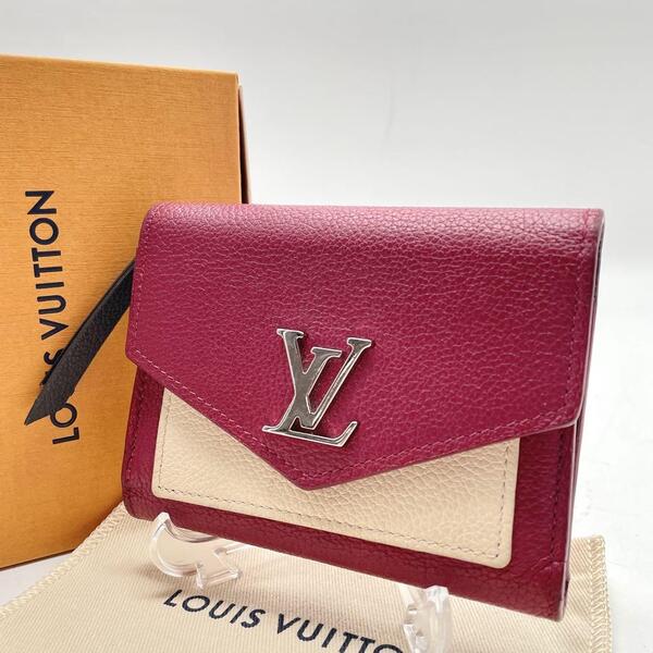 美品 ルイヴィトン ポルトフォイユ マイロックミーコンパクト 三つ折り 財布 M63811 Louis Vuitton ウオレット