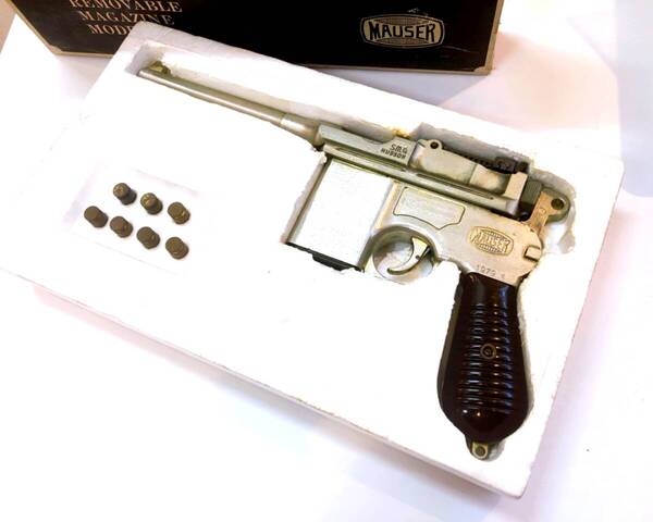 【1999】 ハドソン モーゼル 1930 金属製モデルガン SMG規格合格証あり HUDSON MAUSER REMOVABLE MAGAZINE MODEL 1930