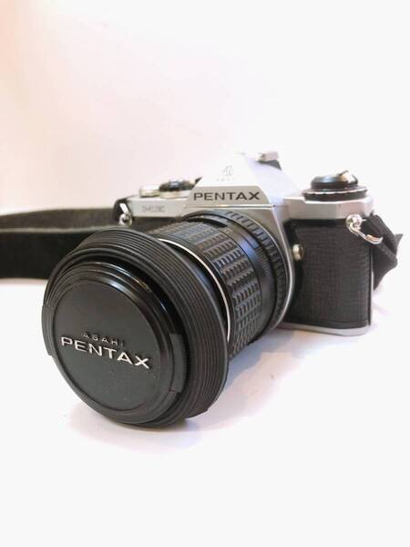 【2038】 ペンタックス フィルムカメラ ME SMC PENTAX-M 100mm F2.8 MFレンズ PENTAX ASAHI OPT Co. Japan ヴィンテージカメラ