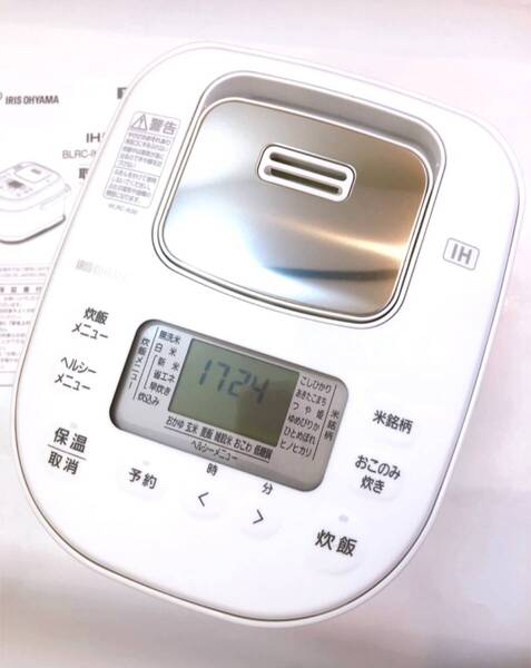 【2070】アイリスオーヤマ IHジャー炊飯器 WLRC-IK30 米屋の旨み銘柄炊 3合 銘柄炊き分け40銘柄 無洗米 白米 玄米 麦飯 雑穀米 IRIS OHYAMA