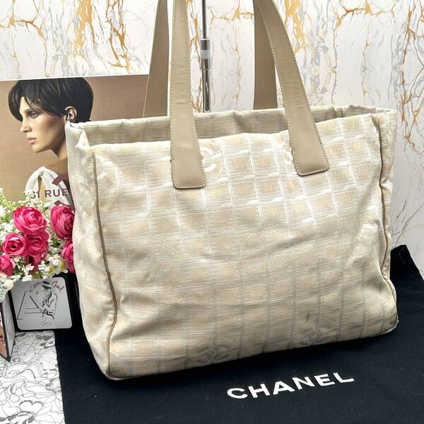 ★美品★ CHANEL シャネル ニュートラベルライン トートバッグ MM