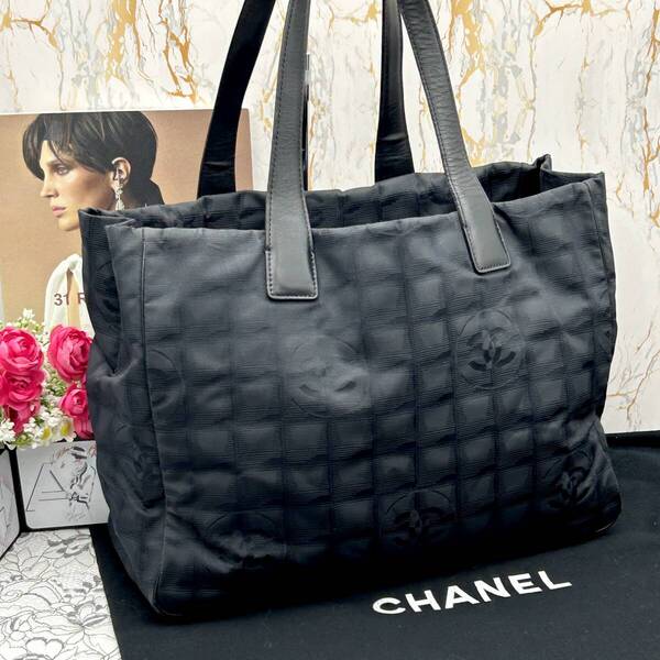 ★極美品★ CHANEL シャネル ニュートラベルライン トートバッグ MM