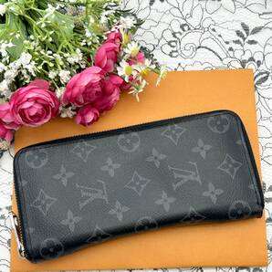 ★美品★ ルイヴィトン エクリプス ジッピーウォレット ヴェルティカル 長財布