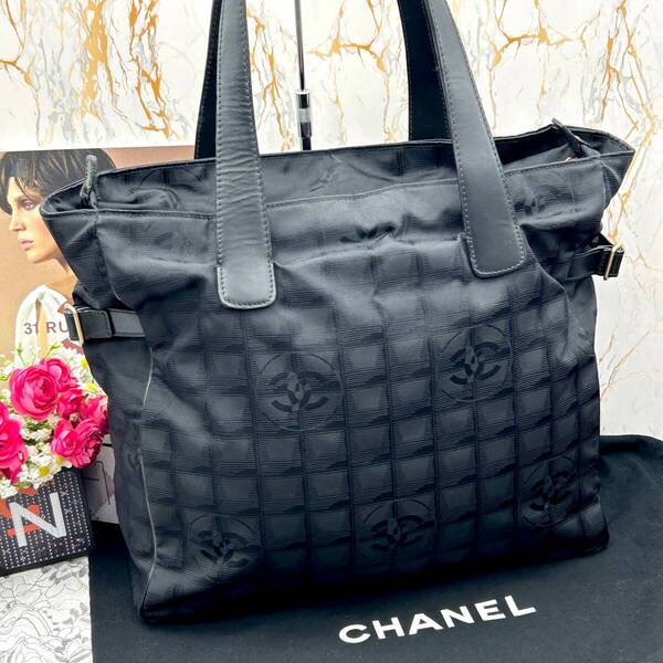★美品★ CHANEL シャネル ニュートラベルライン トートバッグ GM