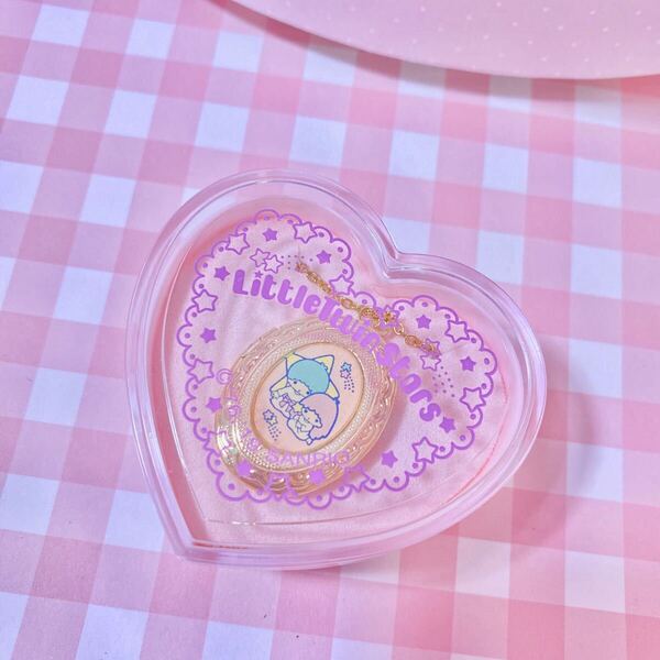 サンリオ キキララ リトルツインスターズ ロケットペンダント ネックレス sanrio かわいい レトロ ファンシー ゆめかわ ピンク パステル