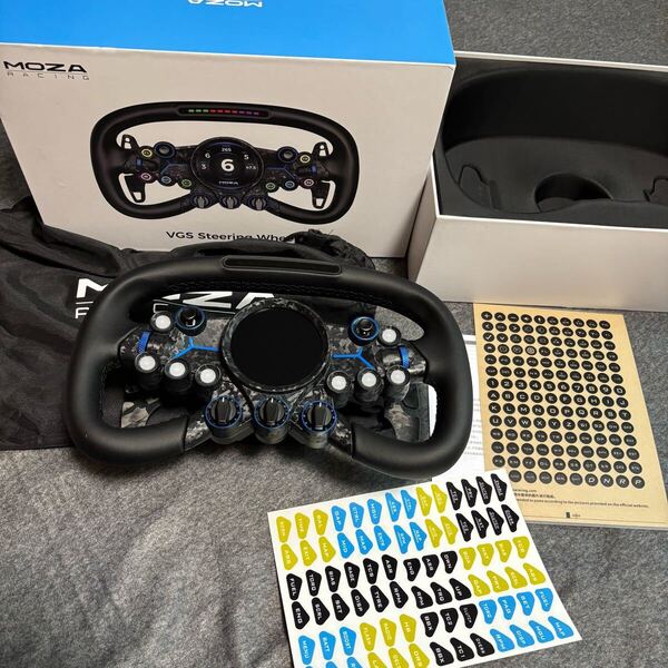 Moza Racing Vision GS ステアリングホイール 最上位 VGS 新品同様 検 fanatec simucube simagic conspit thrustmaster