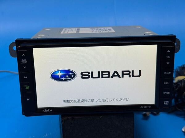 Clarionメモリーナビ GCX711W BT対応・地デジTV スバル