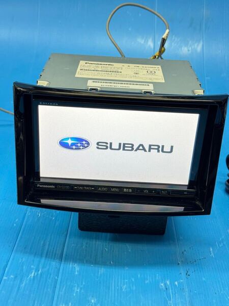 スバル 純正ナビ 型式 CN-S310DFA Panasonic ストラーダ DVD再生 Bluetooth SDカード USB iPod テレビ フルセグ CD録音