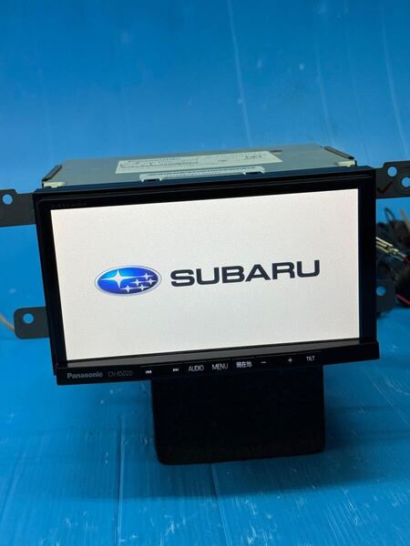 スバル 純正ナビ 型式 CN-RS02DFA Panasonic ストラーダ DVD再生 Bluetooth テレビ フルセグ HDMI SDカード iPod CD録音 パナソニック