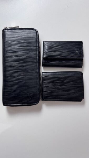 LOUIS VUITTON ルイヴィトン エピ ジッピーウォレット ノワール 長財布 キーケース カードケース3点セット