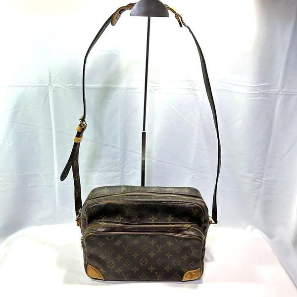LOUISVUITTON ルイヴィトン モノグラム ショルダーバッグ ナイル Nile 斜めがけ ショルダーバッグ ダブルファスナー