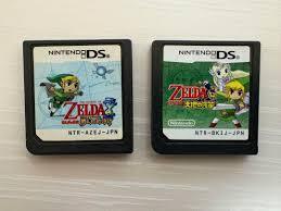 a DS ゼルダの伝説 夢幻の砂時計 大地の汽笛 2本セット ソフトのみ