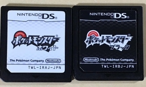a DS ポケットモンスター ブラック+ポケットモンスター ホワイト ソフトのみ2本セット