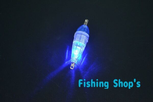 青3個LED水中集魚灯 ケミホタル