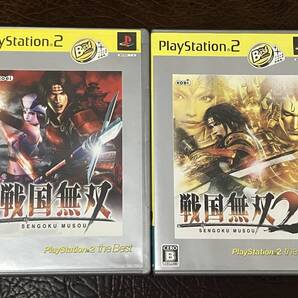 ★ 送料無料 PS2 和風アクション ★ 戦国無双 1 + 2 SENGOKU MUSOU 動作確認済 説明書付き ★