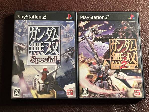 ★ 送料無料 PS2 アクション ★ ガンダム無双 Special + 2 動作確認済 説明書付き 付属品は写真参照 ★