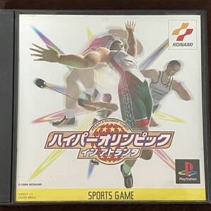 ★ 送料無料 PS1 アクション ★ ハイパーオリンピック イン アトランタ Track & Field 動作確認済 説明書付き ★