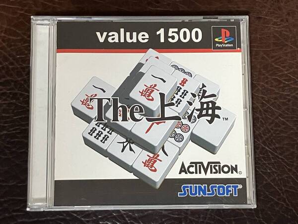 ★ 送料無料 PS1 パズル ★ value 1500 THE 上海 動作確認済 説明書付き ★