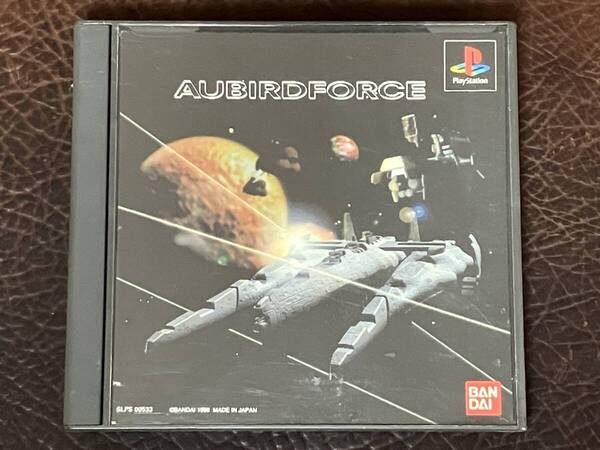 ★ 送料無料 PS1 シミュレーション ★ オウバードフォース 初回特典付き 初回盤 AUBIRDFORCE 動作確認済 説明書付き ★