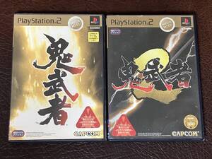 ★ 送料無料 PS2 和風アクション ★ 鬼武者 1 + 2 ONIMUSHA 動作確認済 説明書付き ★