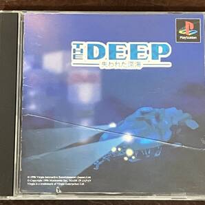 ★ 送料無料 PS1 深海アドベンチャー ★ THE DEEP 失われた深海 動作確認済 説明書付き ★