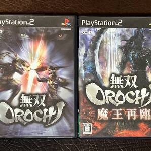 ★ 送料無料 PS2 アクション ★ 無双 OROCHI + 無双 OROCHI 魔王再臨 動作確認済 説明書付き ★