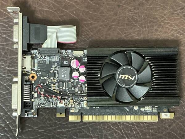 ★ 送料無料 グラフィックボード 訳あり品 ★ NVIDIA GEFORCE GT 640 DDR3 2GB 128bit ( MSI N640GT-MD2GD3/LP ) 動作確認済 ★
