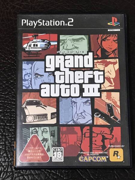 ★ 送料無料 PS2 アクション ★ グランド セフト オート 3 grand theft auto 動作確認済 説明書無し ★