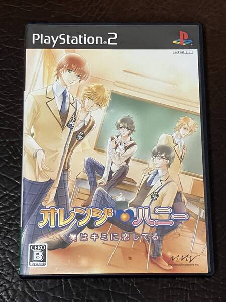 ★ 送料無料 PS2 乙女ゲーム ★ オレンジハニー 僕はキミに恋してる 動作確認済 説明書付き ハガキ付き ★