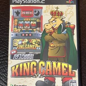 ★ 送料無料 PS2 パチスロ ★ 実戦パチスロ必勝法! キングキャメル KING CAMEL 動作確認済 説明書付き ハガキ・チラシ・シール付き ★