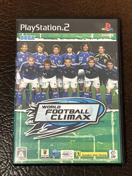 ★ 送料無料 PS2 サッカー ★ ワールド フットボール クライマックス WORLD FOOTBALL CLIMAX 日本代表パッケージ版 動作確認済 説明書付き