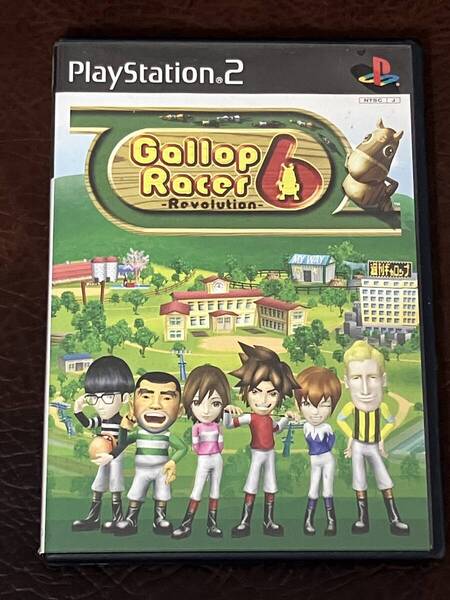 ★ 送料無料 PS2 競馬シミュレーション ★ ギャロップレーサー 6 レボリューション Gallop Racer 動作確認済 説明書無し ★