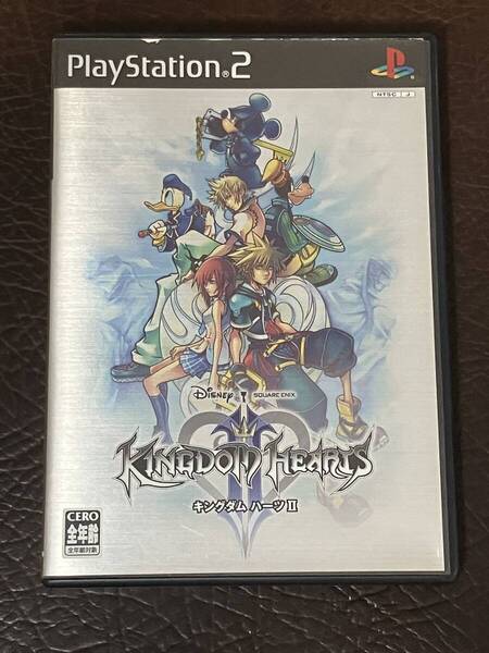 ★ 送料無料 PS2 RPG キングダムハーツ ★ KINGDOM HEARTS 2 動作確認済 説明書付き ★