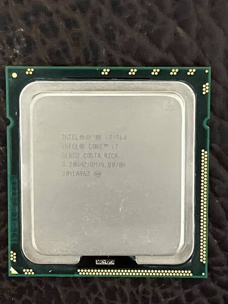 ★ 送料無料 デスクトップPC用CPU ★ intel core i7 960 第1世代 Bloomfield 3.2~3.46GHz 4コア8スレッド LGA1366 SLBEU 動作品