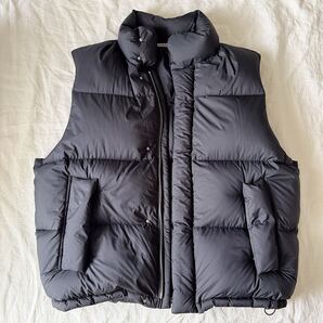 23AW Auralee オーラリー SUPER LIGHT NYLON RIPSTOP DOWN VESTスーパーライト ナイロン ダウン ベスト ブラック 黒 日本製 美品