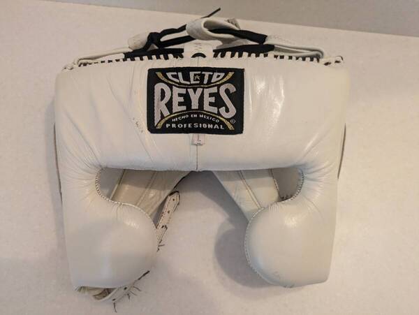 CLETO REYES レイジェス ヘッドギア L ホワイト 白 ボクシング キックボクシング