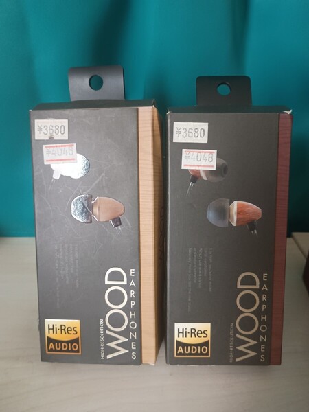 送料込!新品 有線イヤホン ハイレゾ対応 TA-HRW1 木製ハウジング 高音質 高解像度 3.5mm