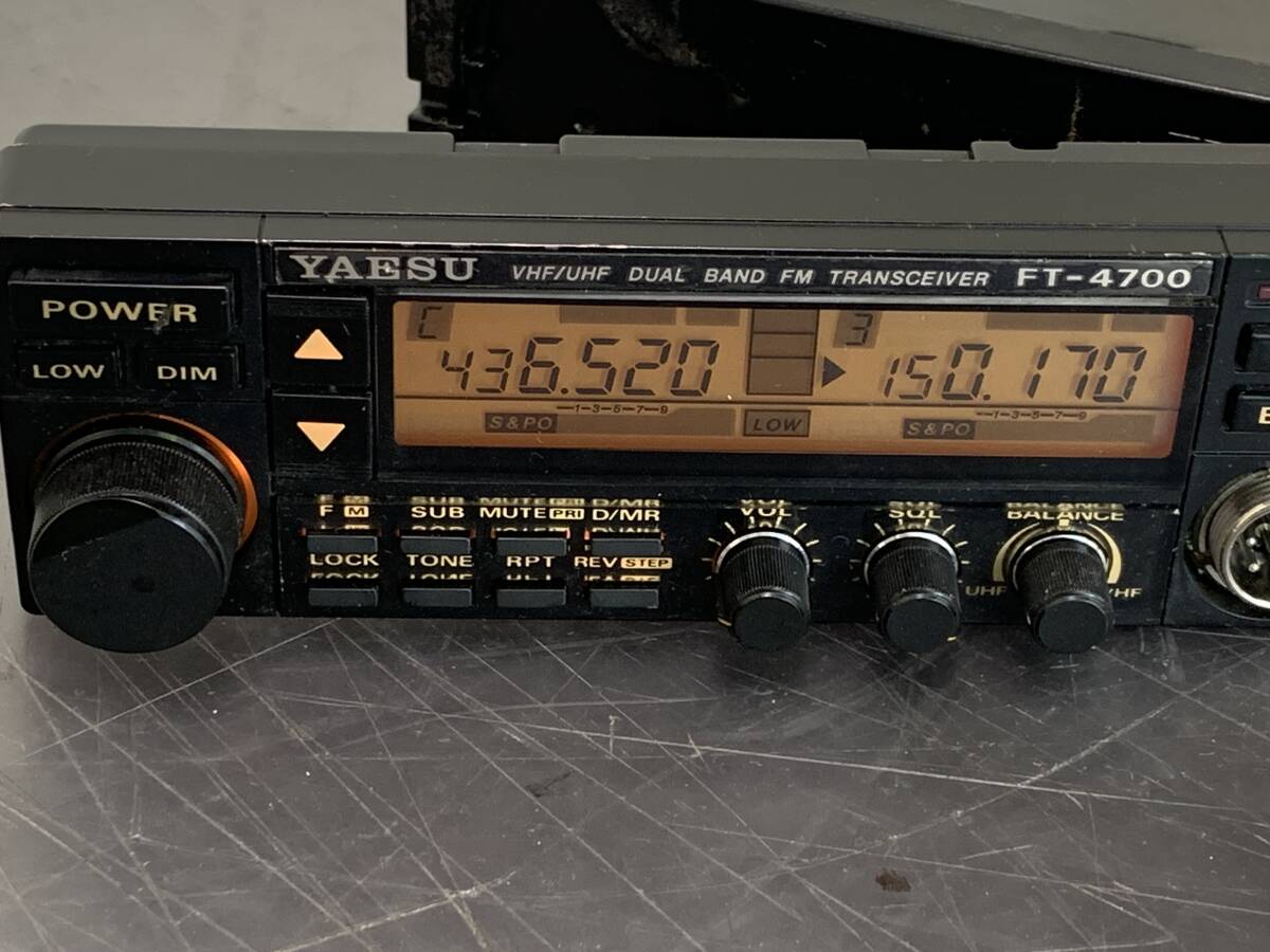 YAESU FT-4700 144/430 DUAL 10W機をレストアして見た - goo