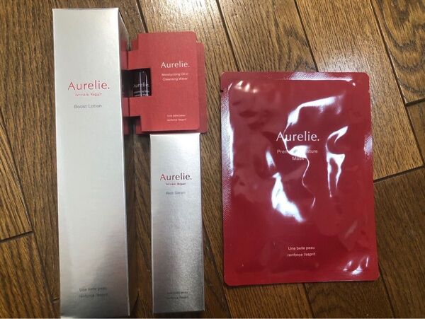 Aurelie. 美容液30ml&化粧水100mlセット+トライアルセット&プレミアムモイスチャーマスク