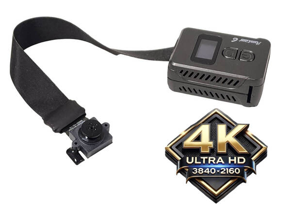 RunCam6 ボタン型ピンホールカメラ カスタム ロングケーブル仕様 4K小型カメラ アクションカム アクションカメラ 証拠撮り